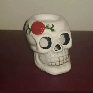 Skull Candle Holder